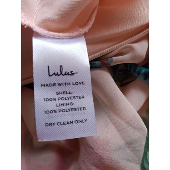 NWT Lulu's Garden Meandering Blush Floral Print Maxi Small V-Neck Sleeveless - Picture 13 of 13